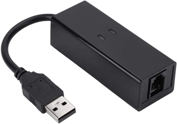 USB 56K Eksternt Opkalds-Stemme-Fax-Datamodem til Win7 Win8 Win10