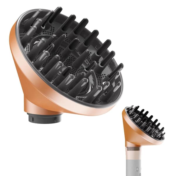 Opgraderet til Dyson Airwrap diffusere, diffuserdyse-tilbehør, guld.