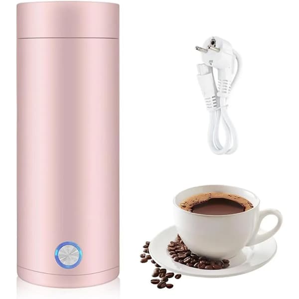 Resevänlig bärbar isolerad vattenflaska, 400 ml, lätt minivattenflaska, 304 rostfri ståltermos, tekanna.