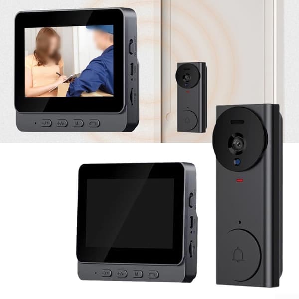 Förbättrat trådlöst säkerhetsvideointercomsystem med realtidsövervakning