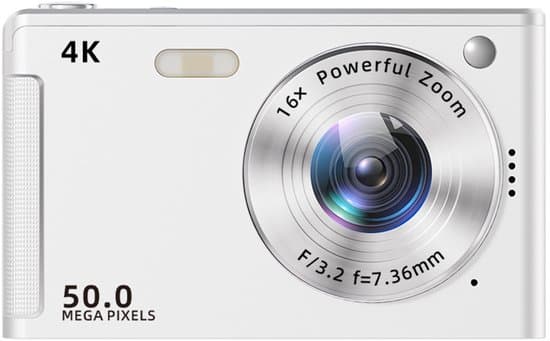Digitalkamera - 4K - 50 MP - Autofokus - 2,8 tum - Silver