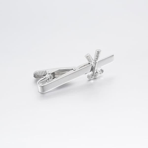 Golf slipsnål manschettknapp set-silver