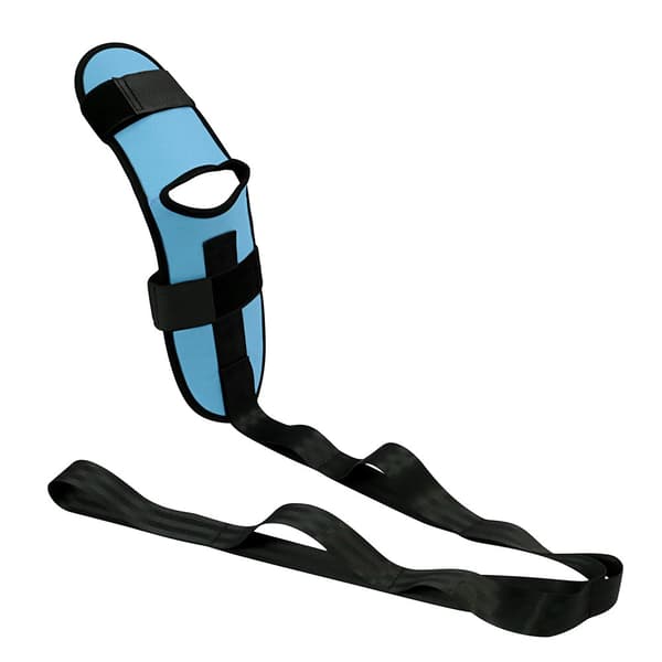 Yogastretchbälte, stretchbälte, ligamentsträckning - blå