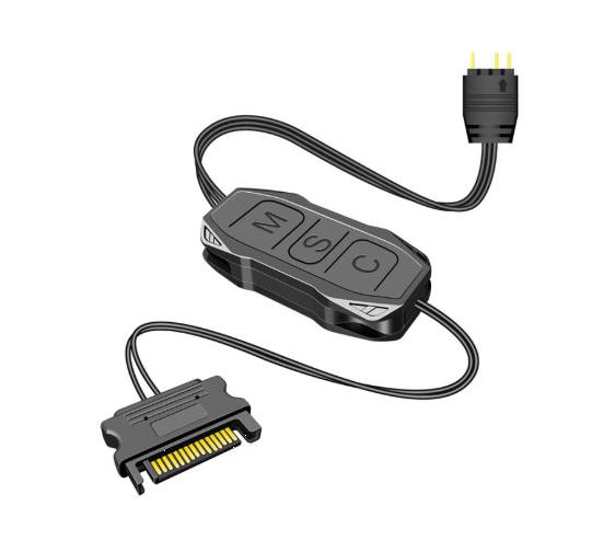 Minicontroller 3-benet RGB 5V Controller - Sort