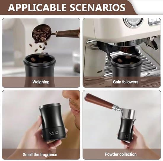 Kaffevægt - Espresso & Pour-over - Genopladelig - Kompakt