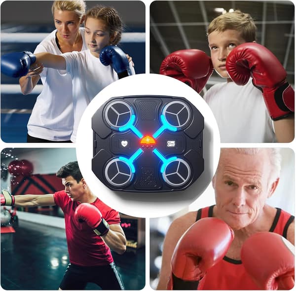 Bluetooth Smart Boxningsmål USB-laddning Väggmontering för vuxna och barn