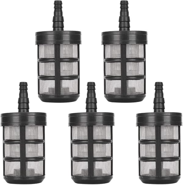 5-delad vattensugfilterslang med dubbelskiktskrypterat filter.