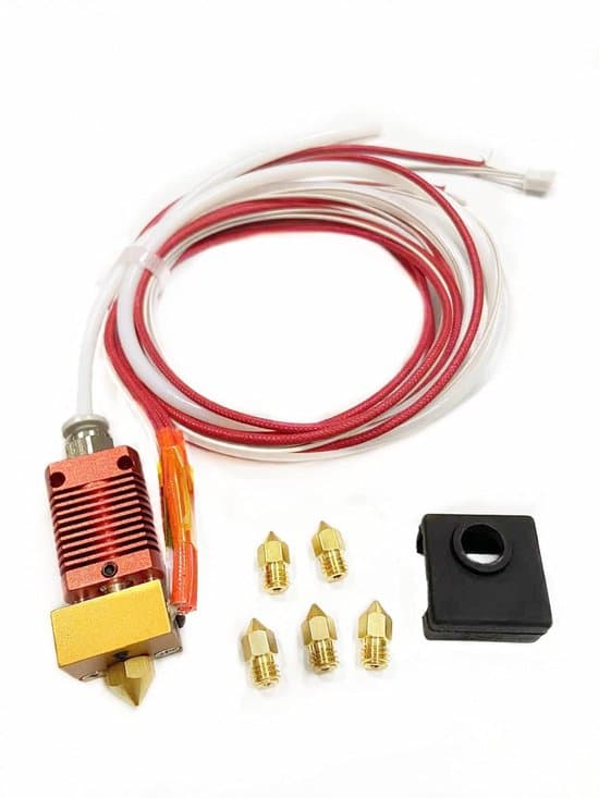 3D-printer reservedele - 3D-printer dyser - CR10/Ender-3 ekstruder printhovedsæt, 24V 40W Hotend