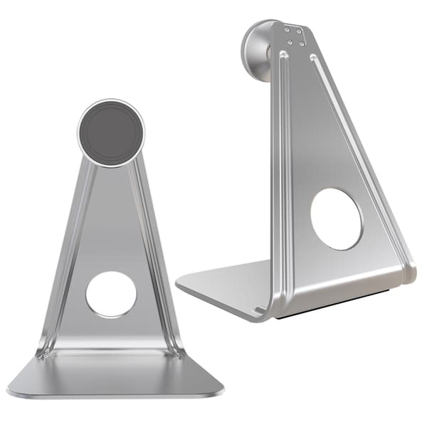 2 stk. L-formet magnetisk bordholder i aluminiumslegering til tablet iPad