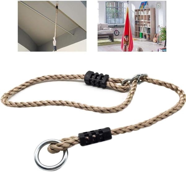 1 par gungträd för barn, justerbart repbälte, för barn/vuxna