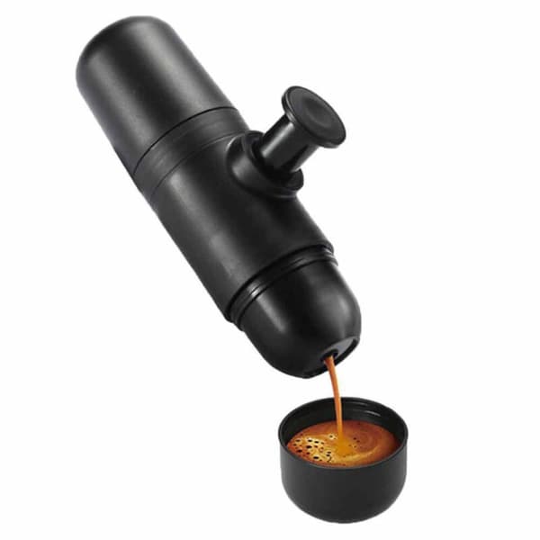 Handhållen bärbar espressomaskin kaffebryggare campingresor mini 1-kopp