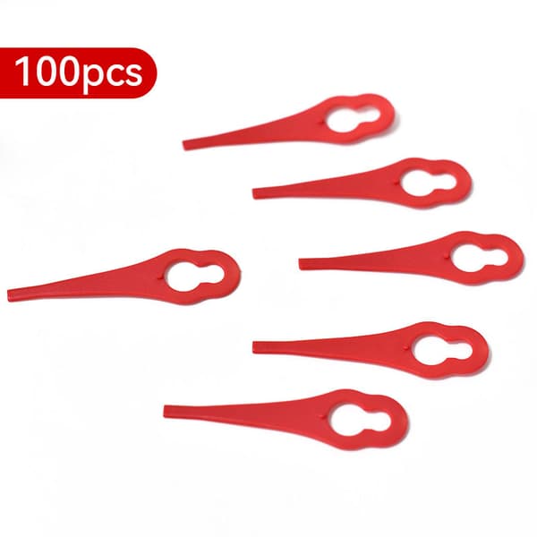 100 plastblad för gräsklippare