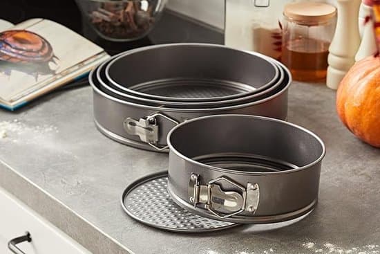 3-delt springform non-stick kulstofstål runde kageforme sæt (22cm, 24cm, 26cm)