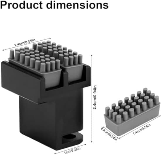 Dysebørste - Inkluderer 4 ekstra silikonebørster - 3D-printer rengøringssæt