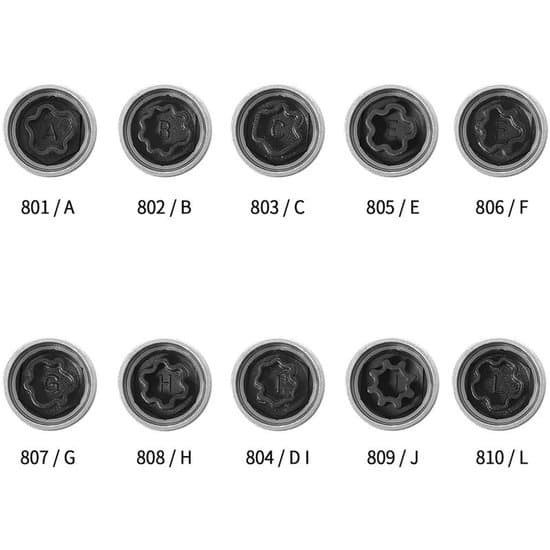 Stöldskyddshylsnyckel - 17mm - Silver