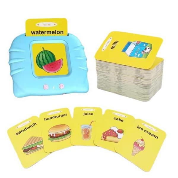 Flash Cards -koneoppimislelu, sininen