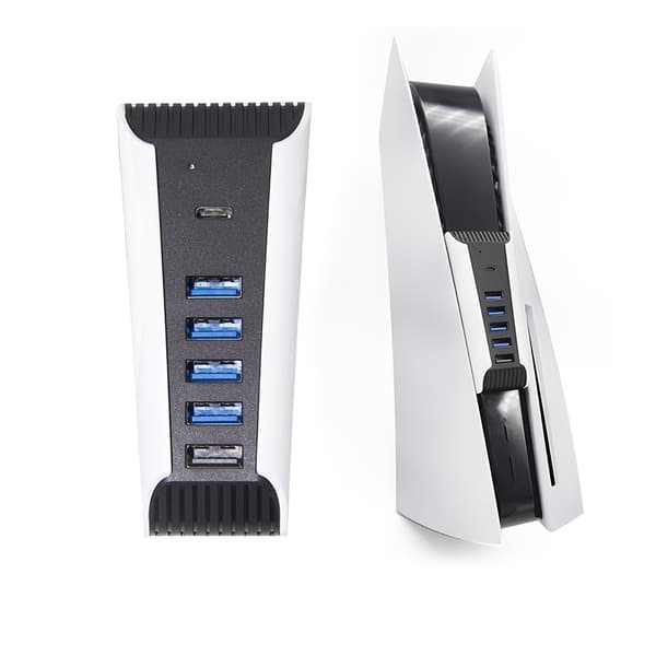 Velegnet til PS5 HUB cbl. forlænger HUB dockingstation USB PS5 HUB understøtter PS5 VR
