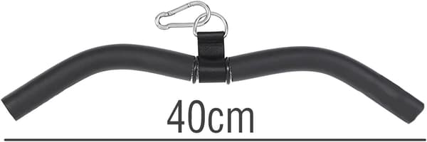 Träningsstång, biceps, pull-ups, triceps, svart, stål, texturerad, 40cm