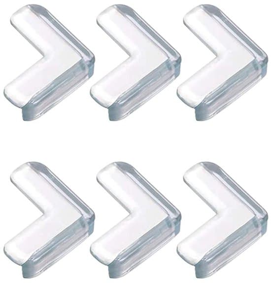 Hörnskydd 6 delar - Transparent - Kantskydd
