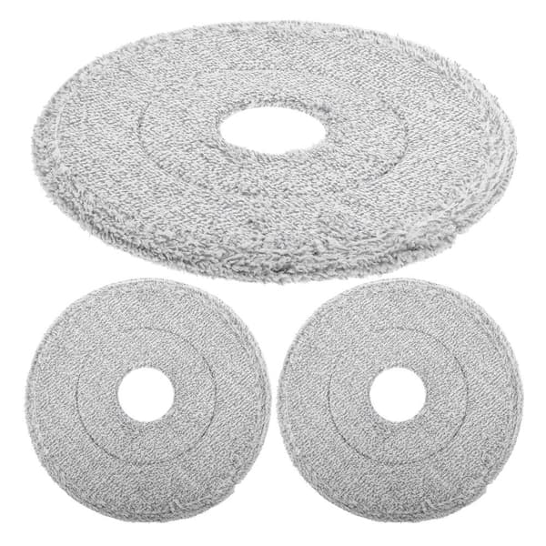 3-pack återanvändbara professionella mikrofibermoppdynor rengöringsdukar
