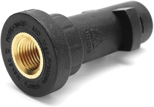 2-delt vandflaske-fitting til Kärcher K2-K7 bilvaskemaskiner - plastikforbindelse