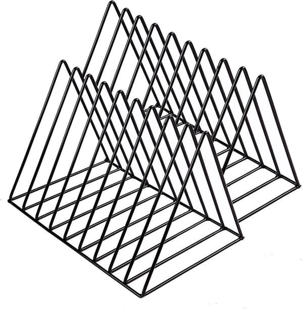 Levyteline, 2 kpl - Levysäilytysteline - Pystysuora levyteline