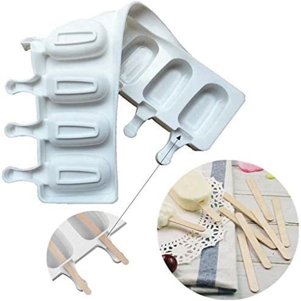 Cell Silikon Fryst Glassform Juice Popsicle Maker Isglassform