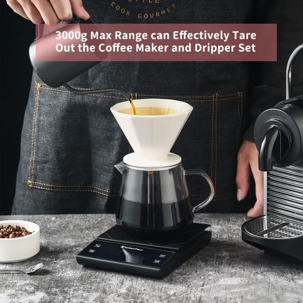 Kaffevåg Timer Digital Multifunktionell Vägning