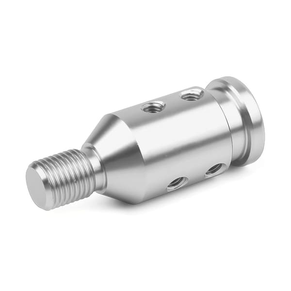 Universal gearknopadapter i aluminium til biltransmissioner (sølv)