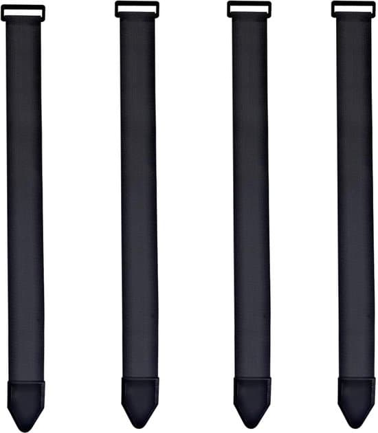 Elastiskt kardborrebälte - Multifunktionellt - 4-pack - 61 x 5 cm