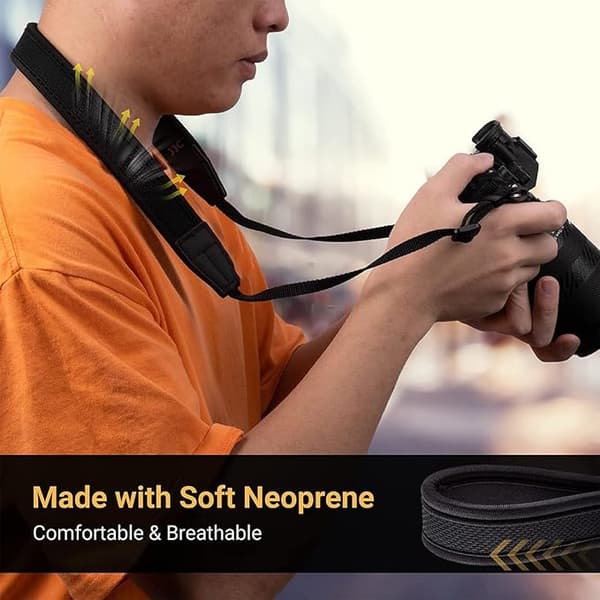 Neopren Kamerarem Smart Controller Nylonflätad Vadderad Hals Axel