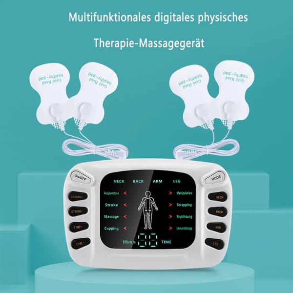 Terapeuttinen hierontalaite, pulssihierontalaite, 8 tilaa