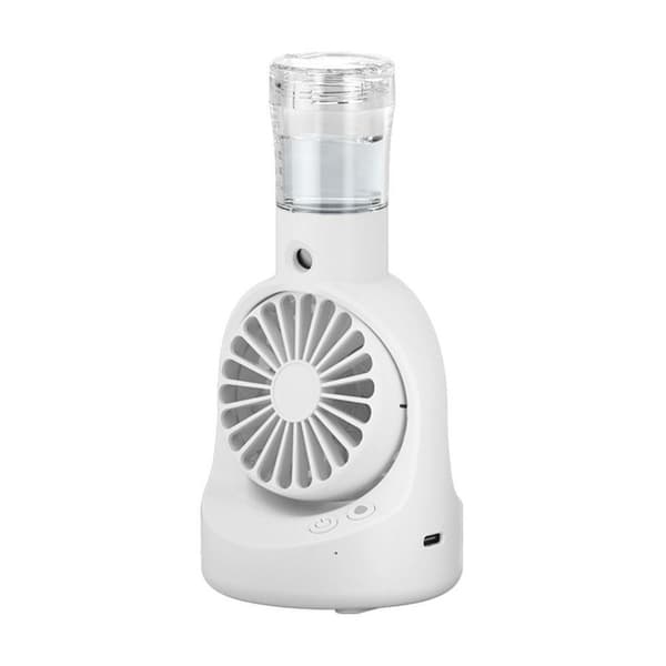 Håndholdt Tågeventilator Luftfugter Genopladelig - Hvid