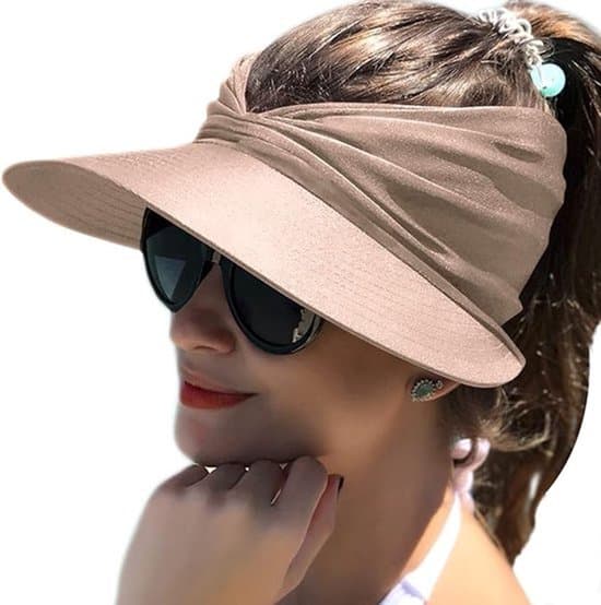 Solhatt för kvinnor - Rosa - L/XL