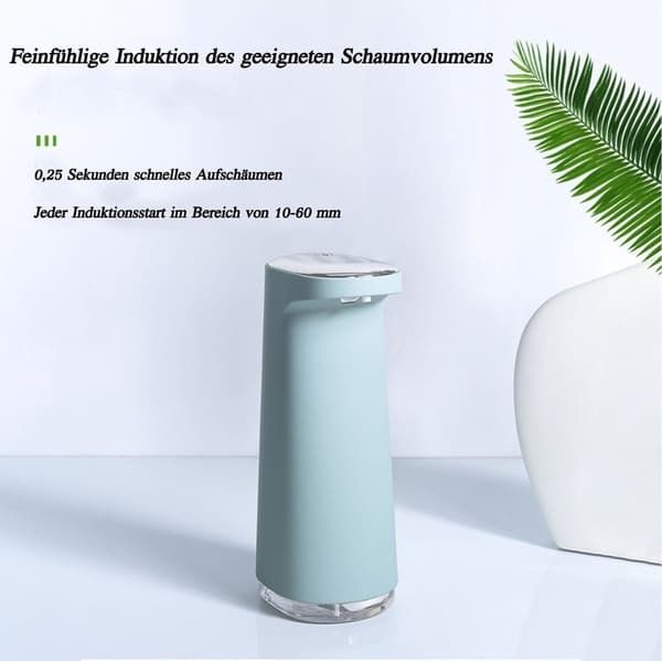 Automatisk sæbedispenser, 450 ml, USB-interface, IPX4 WP, lysegrøn