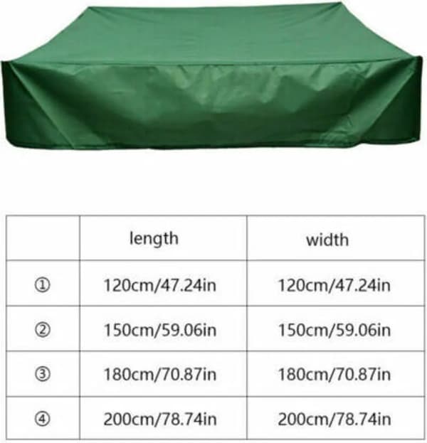 Bunkeroverdækning, bunkerpresenning, dækken, 120*120 cm bunkeroverdækning