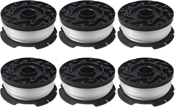 6x AF-100 30ft Trimmer Tilbehørsspoler til Black Decker GH600 GH900 LST201