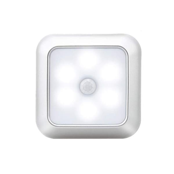 3-pack LED-list rörelsesensor vit batteridriven trådlös skåp trappa aluminium