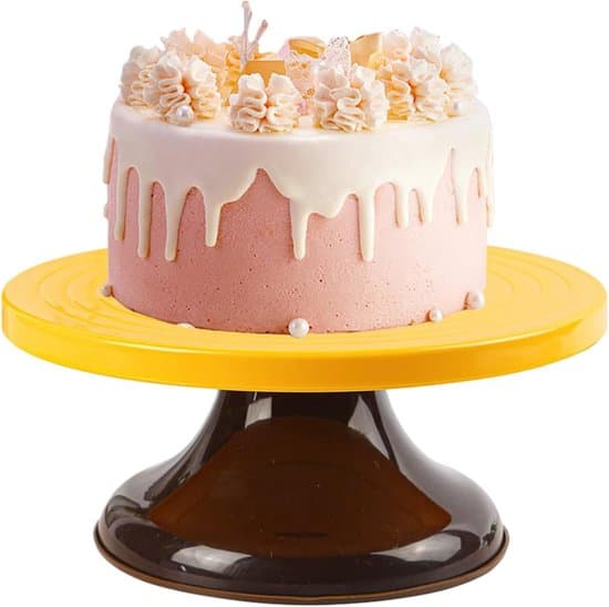 27 cm Akryl Dessertpresentationsbräda & Roterande Tårtfat