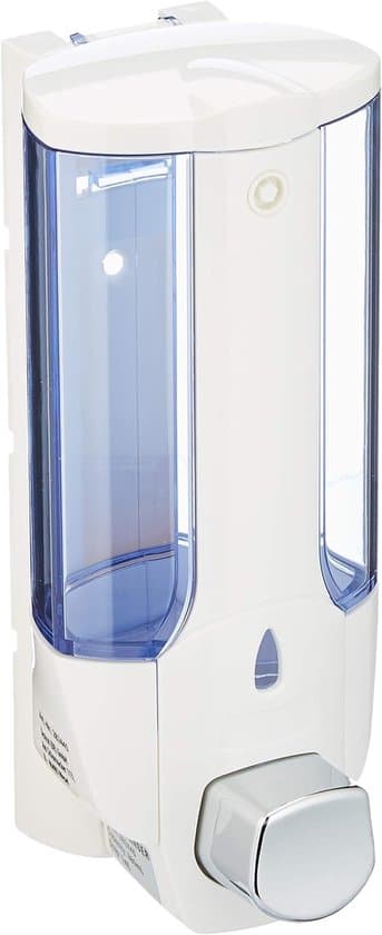 Vægmonteret sæbedispenser, hvid
