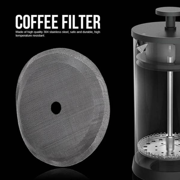 6 stk. genanvendeligt kaffefilternet til stempelkande og tebrygger