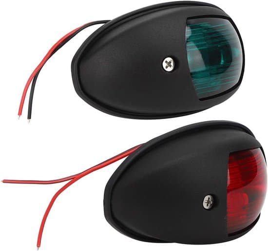 Marine LED navigationslys (rød/grøn) 10-30V ankerlys