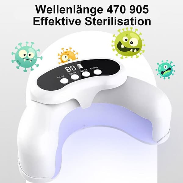 30 LED-lampor för finger- och tånaglar