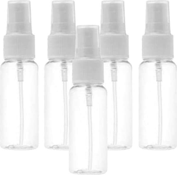 50 högkvalitativa tomma sprayflaskor med sprutor, 30 ml parfymflaskor, fina mistreseflaskor - klar