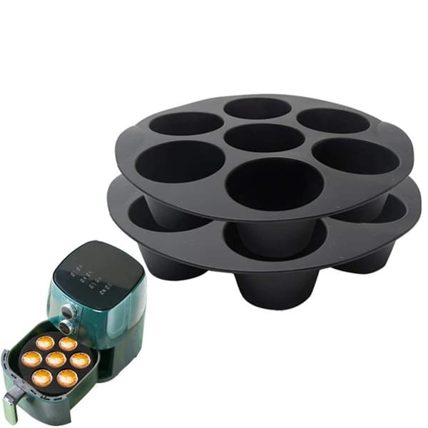 Hulrumskage Muffinsform Silikone Airfryer Bagekurv Bakke