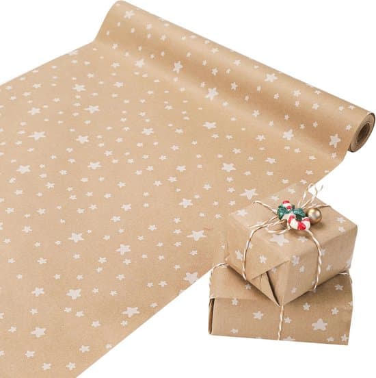 Julklappspapper 44cm x 15m - Miljövänligt presentpapper