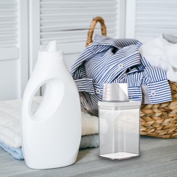 Genopfyldelige vaskemiddeldispenserflasker til flydende pulver skyllemiddel blegemiddel - 1900 ml
