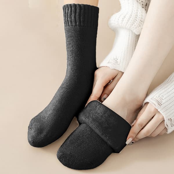 Par Dam Vinter Varma Termiska Lamull Merino Kraftiga Strumpor