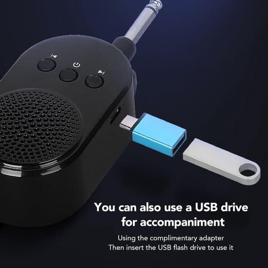 Mini plug-in bärbar elgitarrförstärkare BT 85dB för framförandeövning