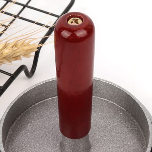 Rund Hamburgerpress Hamburgare Kött Nötkött Grill Burgerpress Patty Maker